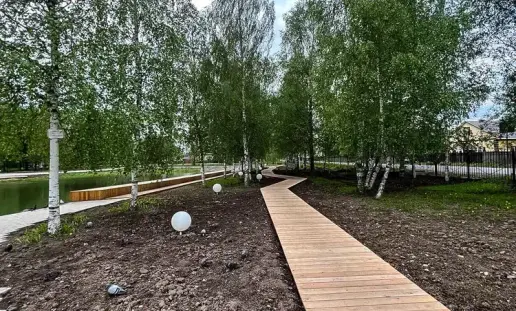  Выполнение работ по благоустройству парка и по капитальному ремонту пирсов в парке